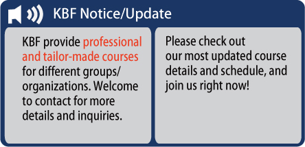 Kickboxing Fitness
                                ("KBF")-notice/update